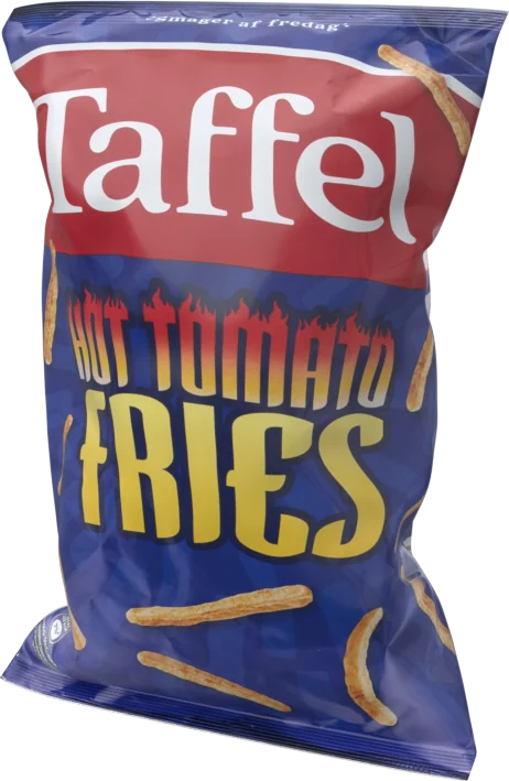 Hot Tomato fries fra Taffel