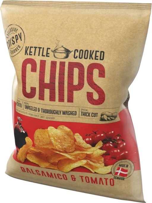 Kettle cooked chips - Balsamico & Tomato fra OK Snacks